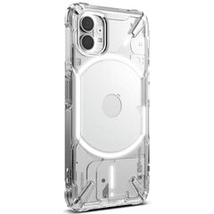 Ringke Fusion X case armored cover with Nothing Phone 1 frame transparent (FX667E52) цена и информация | Чехлы для телефонов | kaup24.ee