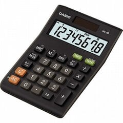 Калькулятор Casio 222684 LCD, чёрный  цена и информация | Смягчает воду и защищает Вашу посудомоечную машину от извести. | kaup24.ee