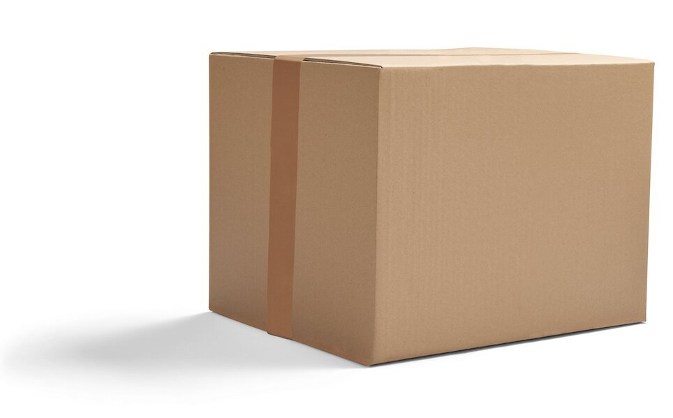 Lainepapist karp, 150 x 150 x 70 mm, 25 tk, pruun hind ja info | Kingituste pakendid | kaup24.ee