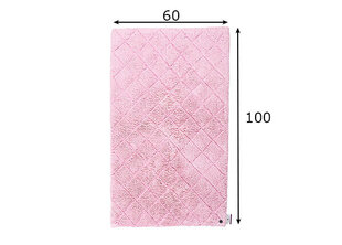 Tom Tailor vannitoavaip Cotton Pattern, roosa - erinevad suurused, VannitoaTom Tailor vaip Cotton Pattern 60x120cm, roosa hind ja info | Vaibad | kaup24.ee