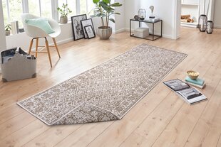 Northrugs kahepoolne vaip In-& Outdoor Curacao, beež, 80x350 cm цена и информация | Ковры | kaup24.ee