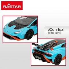 Raadio teel juhitav auto Rastar Lamborghini Huracan STO 1:14, 2,4 GHz, 6+ цена и информация | Игрушки для мальчиков | kaup24.ee