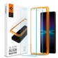 Spigen ALM Glas.tR õhuke Sony Xperia 1 IV hind ja info | Ekraani kaitsekiled | kaup24.ee