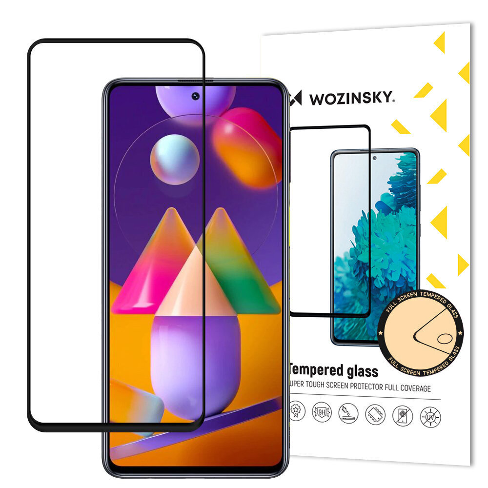 Wozinsky Samsung Galaxy M51 black цена и информация | Ekraani kaitsekiled | kaup24.ee