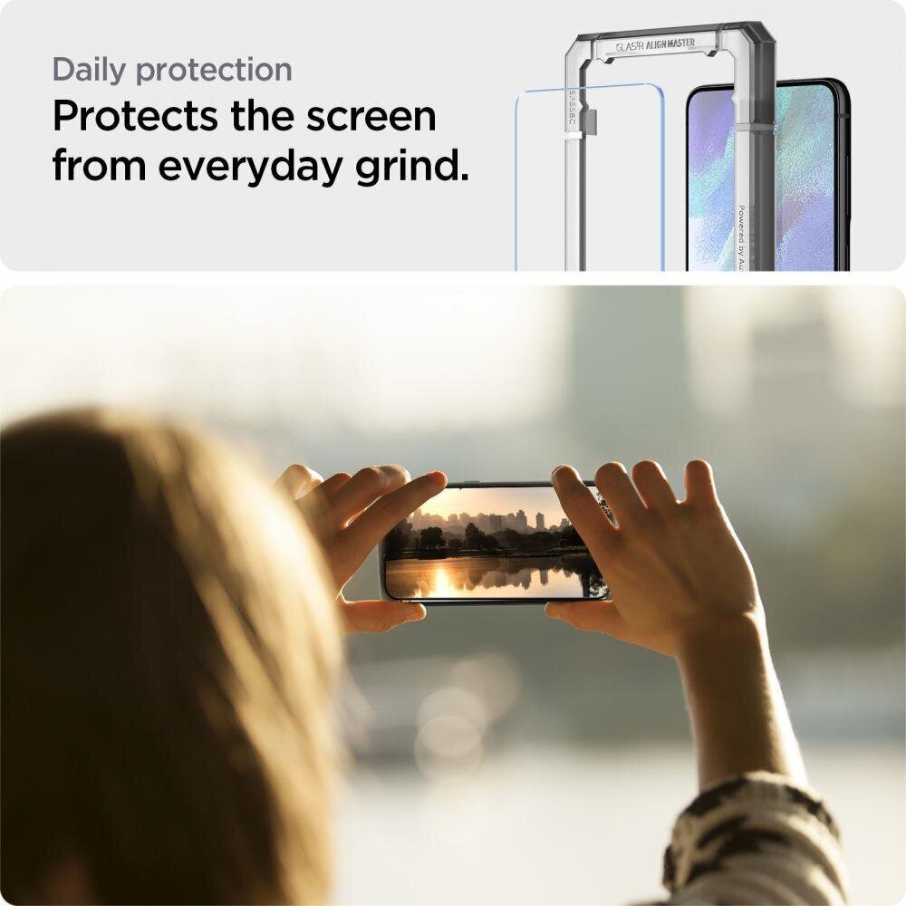 Spigen Samsung Galaxy S21 FE 5G hind ja info | Ekraani kaitsekiled | kaup24.ee