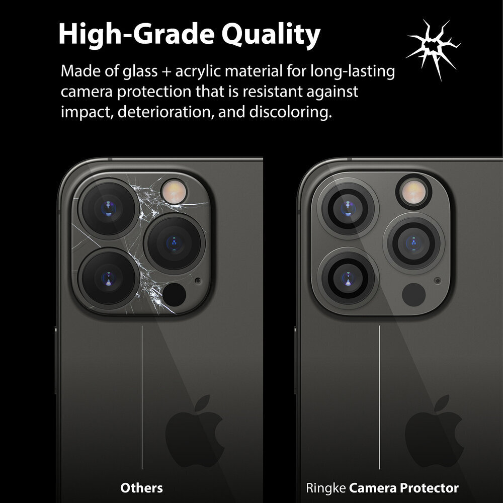 Ringke kaamera kaitse iPhone 13 Pro Max / iPhone 13 Pro (C1G022) hind ja info | Ekraani kaitsekiled | kaup24.ee