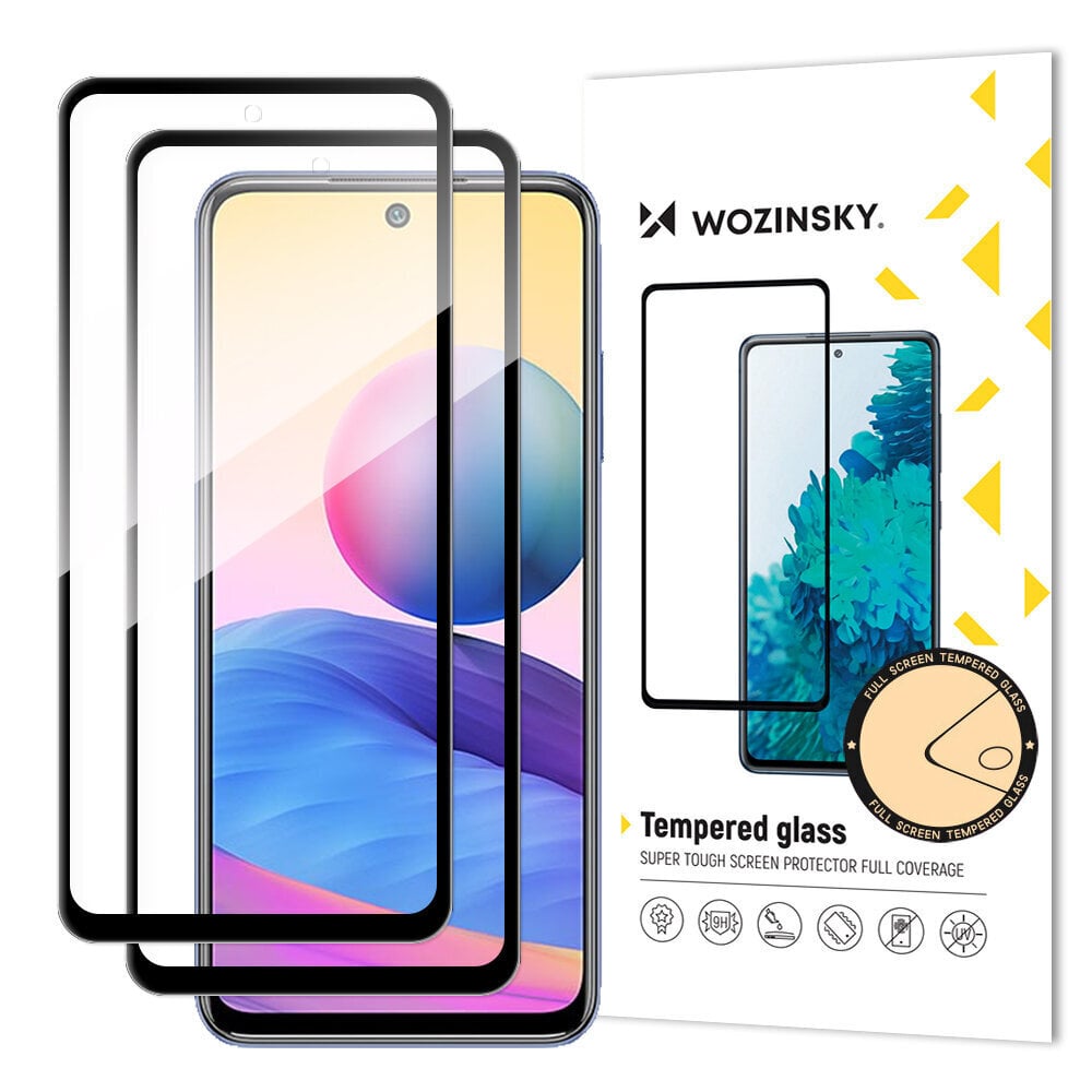 Wozinsky 2x Xiaomi Redmi Note 10 5G / Poco M3 Pro black hind ja info | Ekraani kaitsekiled | kaup24.ee