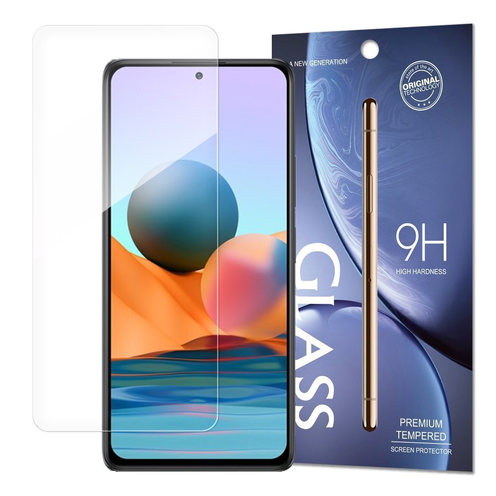 Tempered 9H Xiaomi Redmi Note 10 Pro hind ja info | Ekraani kaitsekiled | kaup24.ee