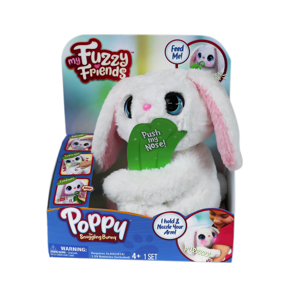 Interaktiivne plüüsist mänguasi My Fuzzy Friend Snuggling Bunny hind ja info | Pehmed mänguasjad | kaup24.ee