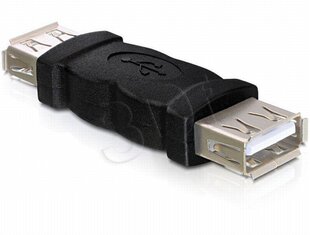 Адаптер Delock USB-A female - USB-A female цена и информация | Аксессуары для Smart TV | kaup24.ee