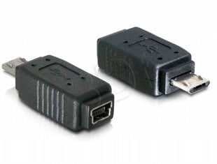Адаптер USB Mini (F) - USB Micro (M) цена и информация | Аксессуары для Smart TV | kaup24.ee
