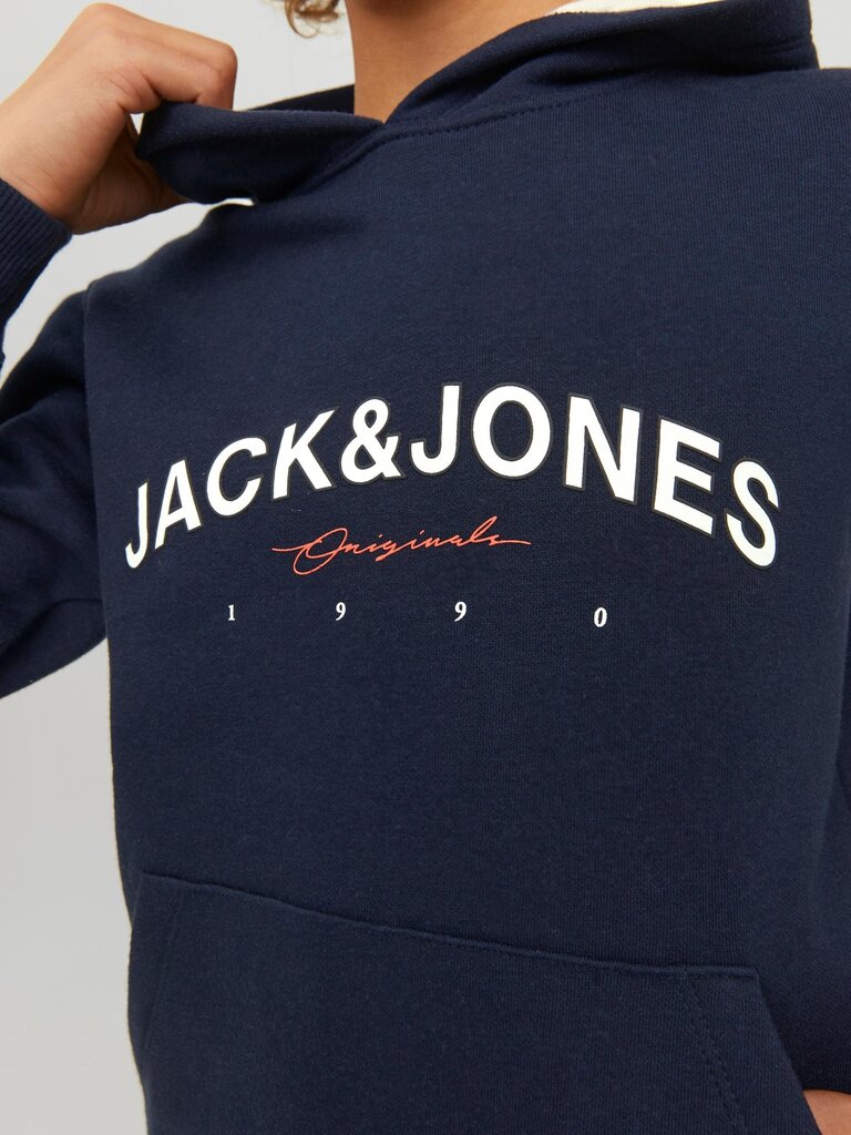 Jack & Jones laste dressipluus 12220968*03, tumesinine 5715324549733 hind ja info | Poiste kampsunid, vestid ja jakid | kaup24.ee