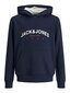 Jack & Jones laste dressipluus 12220968*03, tumesinine 5715324549733 hind ja info | Poiste kampsunid, vestid ja jakid | kaup24.ee