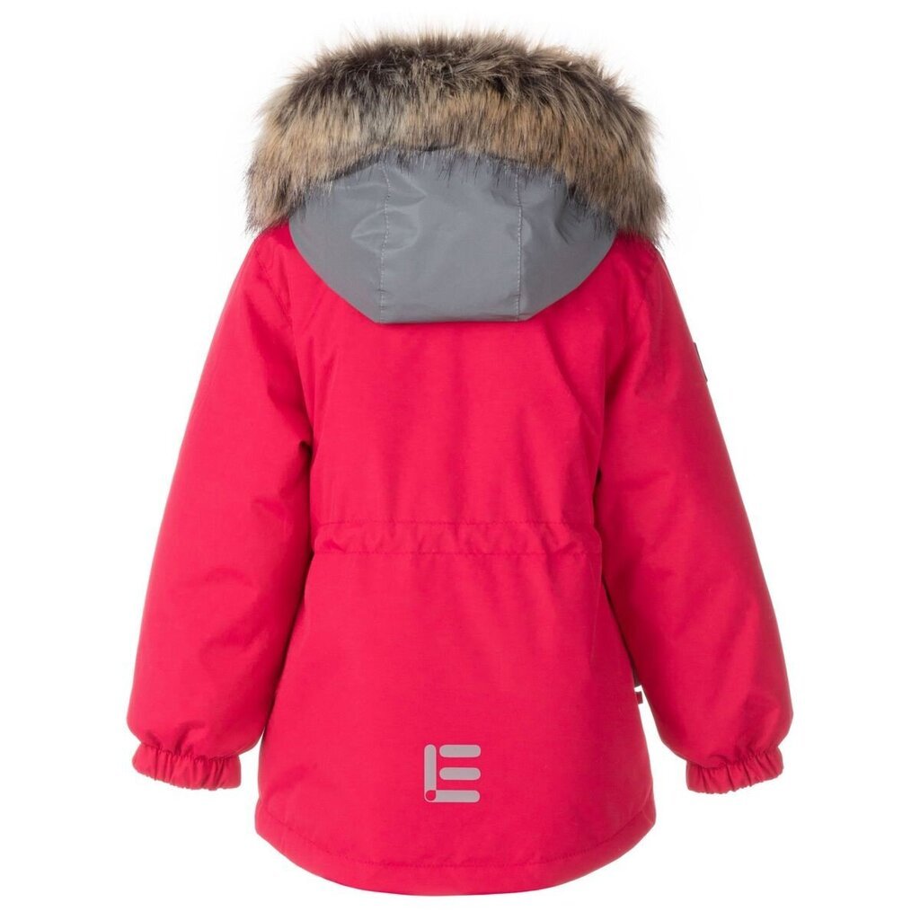 Lenne laste talveparka 250g Mila 22332*186, vaarikas 4741593133510 цена и информация | Tüdrukute joped ja mantlid | kaup24.ee