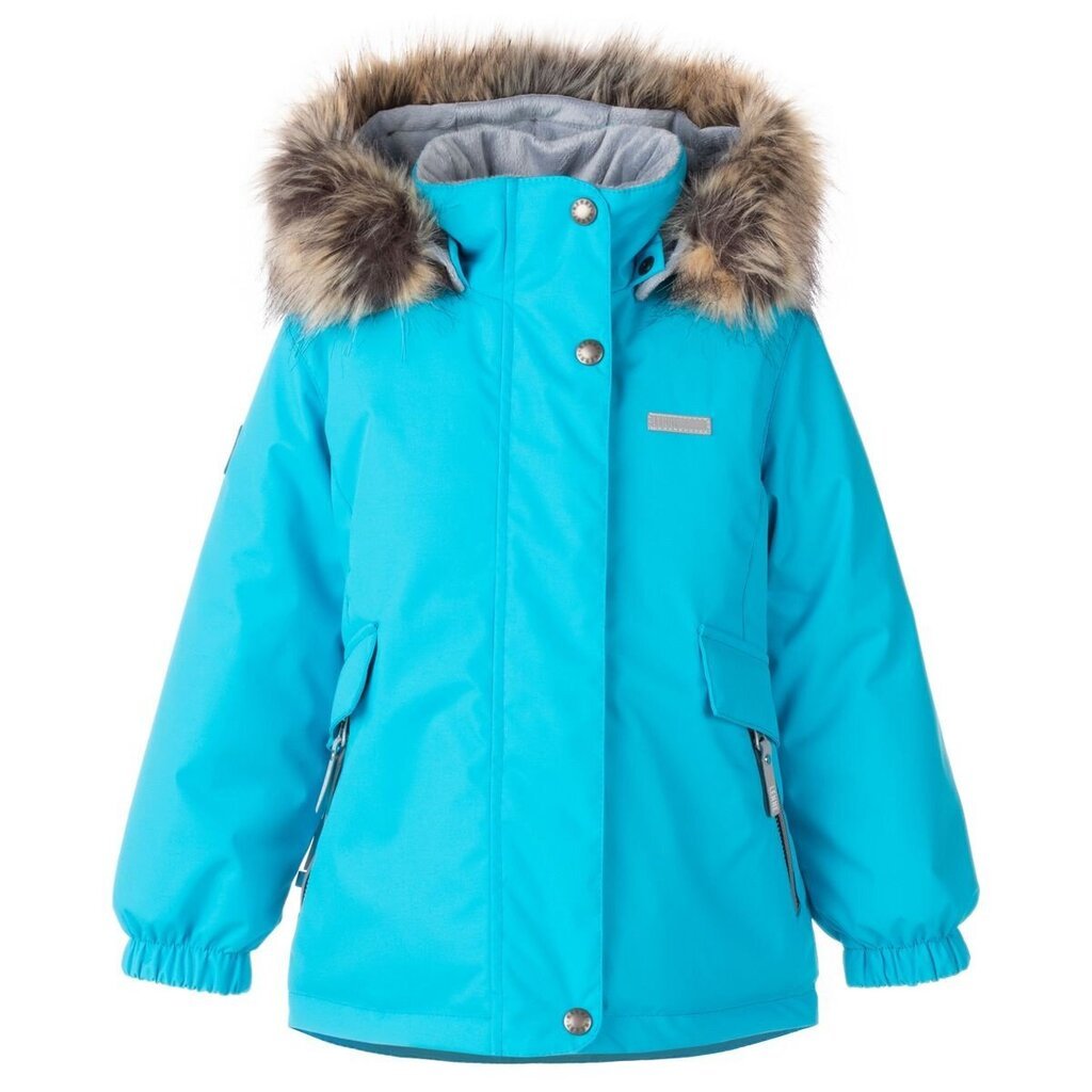 Lenne laste talveparka 250g Mila 22332*663, türkiis 4741593133671 цена и информация | Tüdrukute joped ja mantlid | kaup24.ee