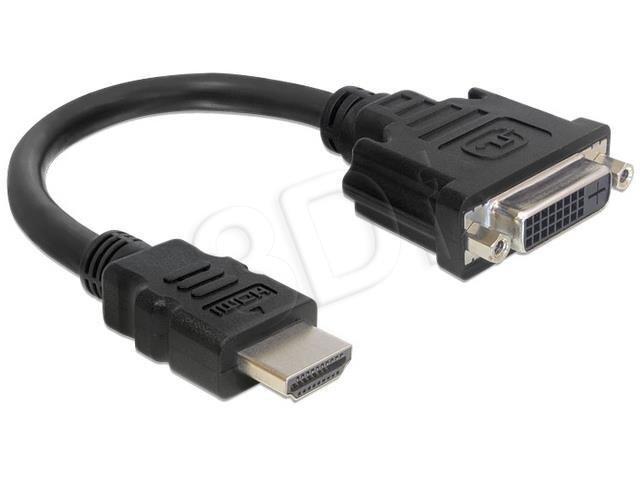 Delock - Adapter HDMI(M)->DVI-D(F)(24+1) hind ja info | USB jagajad, adapterid | kaup24.ee