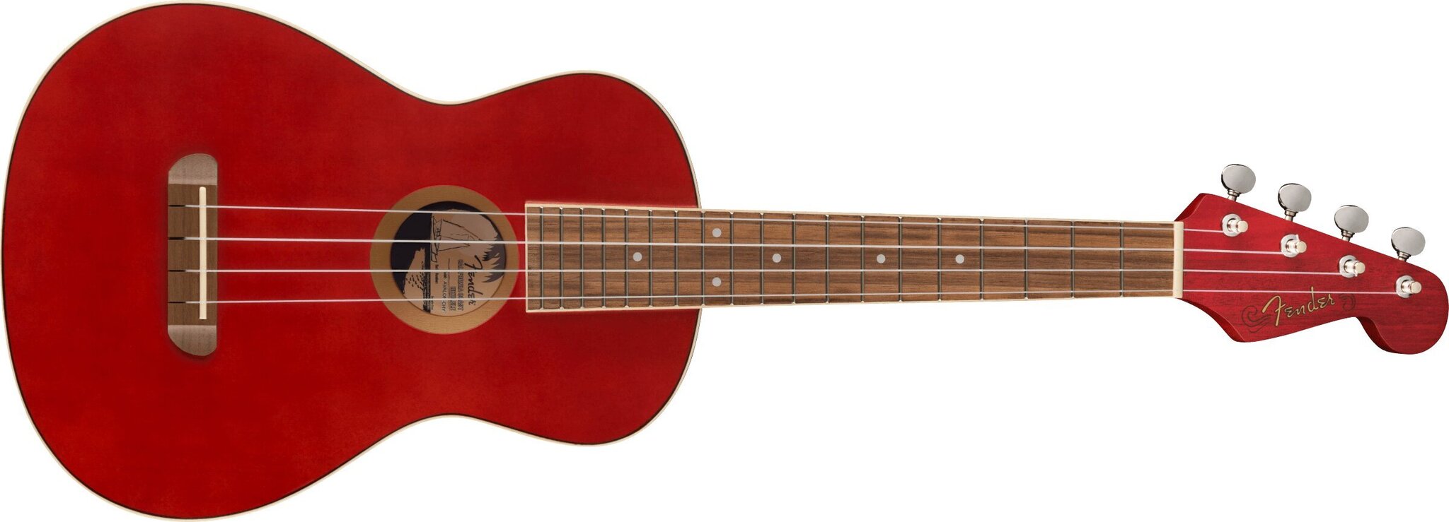 Tenor ukulele Fender AVALON TENOR UKE, kirss hind ja info | Kitarrid | kaup24.ee