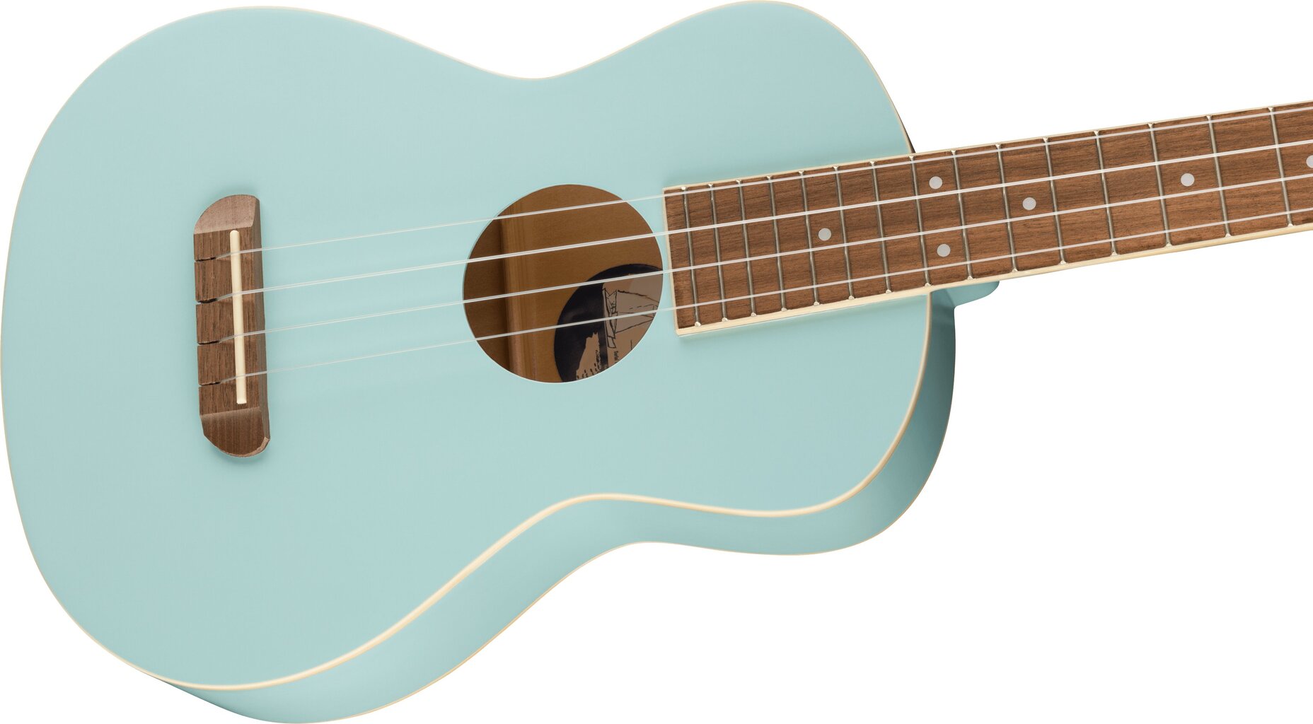 Tenor ukulele Fender AVALON TENOR UKE, sinine цена и информация | Kitarrid | kaup24.ee