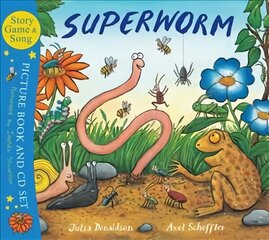 Superworm Book & CD hind ja info | Väikelaste raamatud | kaup24.ee