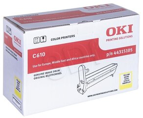 OKI - Trummel valgustundlik C610 YELLOW (do 20k) 44315105 цена и информация | Картриджи и тонеры | kaup24.ee