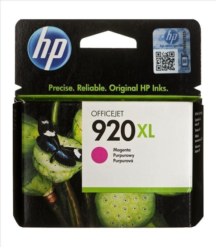 Originaalne Tindikassett Hewlett Packard 920 XL (CD973AE) Fuksiinpunane цена и информация | Tindiprinteri kassetid | kaup24.ee