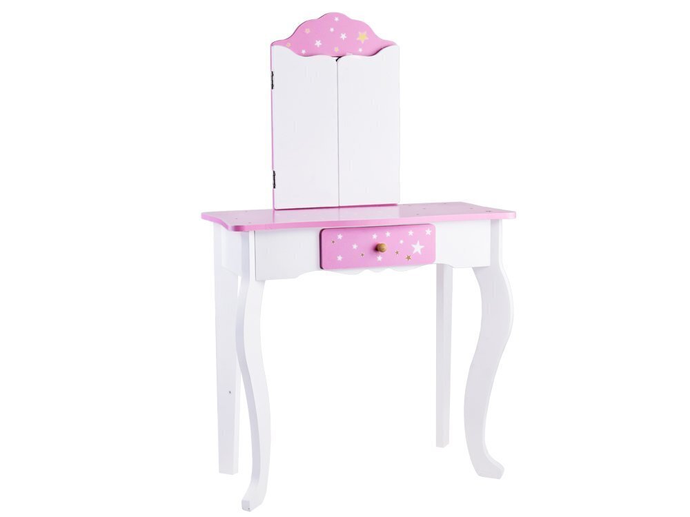 Suur puidust ilulaud peegli ja tooliga hind ja info | Tüdrukute mänguasjad | kaup24.ee