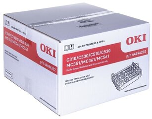 OKI - Trummel + CMYK 1500 C310 C330 C510 C530 C351 hind ja info | Laserprinteri toonerid | kaup24.ee