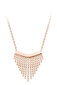 Troli Moodne terasest kaelakee Chains Rose Gold ornamentiga hind ja info | Kaelakeed | kaup24.ee