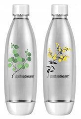 Mulliveemasina SodaStream veepudelid, 1l, 2tk. цена и информация | Аппараты для газирования воды | kaup24.ee