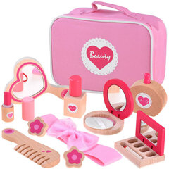 Puidust ilukomplekt kosmeetikakotiga hind ja info | Tüdrukute mänguasjad | kaup24.ee