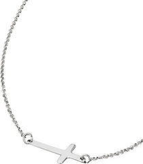 Lotus Silver Колье дизайнерское серебряное с крестом для женщин LP1223-1/2 цена и информация | Украшения на шею | kaup24.ee