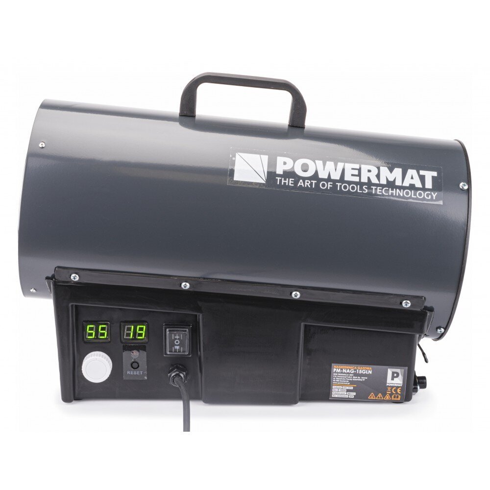 Gaasisoojendi PowerMat 15kW LCD-ga hind ja info | Küttekehad | kaup24.ee