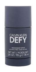 Карандашный дезодорант Calvin Klein Defy для мужчин, 75 мл цена и информация | Дезодоранты | kaup24.ee