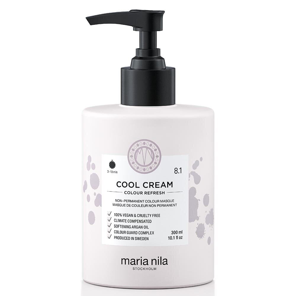 Tooniv - toitev juuksemask Maria Nila Colour Refresh 8.1 Cool Cream, 300 ml цена и информация | Juuksevärvid | kaup24.ee