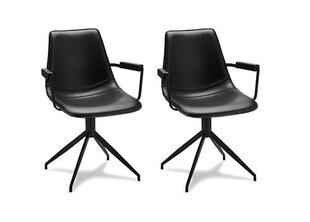 Комплект из 2 обеденных стульев Isabel, черный цвет цена и информация | Стулья для кухни и столовой | kaup24.ee