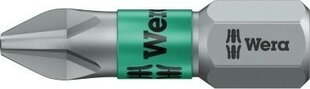 Насадка BTZ PH 1x25 мм, Wera 05056420001, 10 шт. цена и информация | Механические инструменты | kaup24.ee