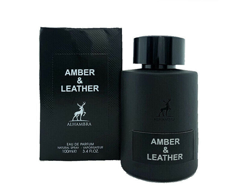 Meeste parfüüm Alhambra Amber & Leather EDP Alhambra/Lattafa, 100 ml hind ja info | Meeste parfüümid | kaup24.ee