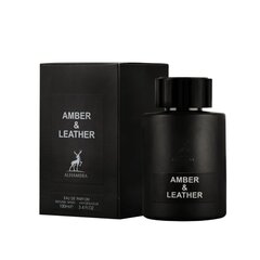 Meeste parfüüm Alhambra Amber & Leather EDP Alhambra/Lattafa, 100 ml цена и информация | Мужские духи | kaup24.ee