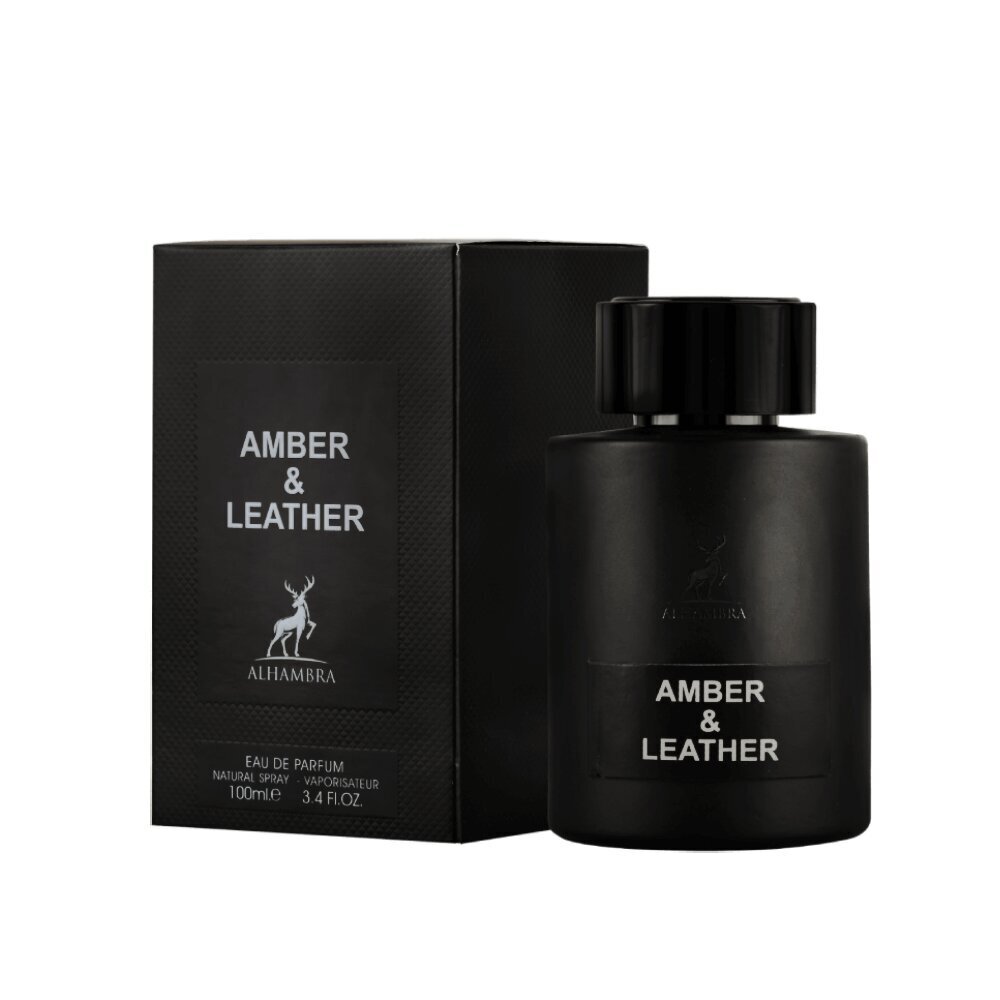 Meeste parfüüm Alhambra Amber & Leather EDP Alhambra/Lattafa, 100 ml hind ja info | Meeste parfüümid | kaup24.ee