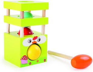 Puidust mänguasi "Torn haamriga" hind ja info | Imikute mänguasjad | kaup24.ee