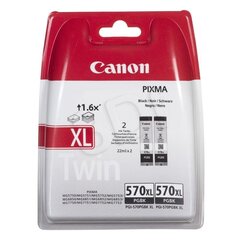 Canon - Tusz PGI-570XL BK TWIN BL SEC 0318C007 hind ja info | Tindiprinteri kassetid | kaup24.ee