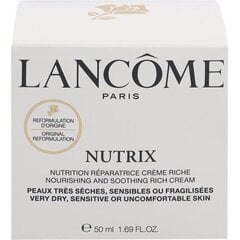 Крем для лица Lancome Nutrix Nourishing And Soothing Rich Cream цена и информация | Кремы для лица | kaup24.ee