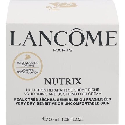 Näokreem Lancome Nutrix Nourishing And Soothing Rich Cream цена и информация | Näokreemid | kaup24.ee