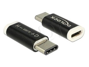 Delock 65678, USB-C/Micro-B цена и информация | Кабели и провода | kaup24.ee