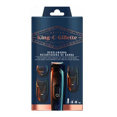 Gillette King C цена и информация | 9D бритвы 6-в-1 электрические бритвы для лысины водостойкие влажные/сухие мужские бритвы для ухода за волосами USB аккумуляторная бритва для бороды | kaup24.ee