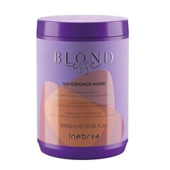 Mask helepruunidele, värvitud ja pleegitatud juustele Inebrya Blondesse No-Orange, 1000ml цена и информация | Маски, масла, сыворотки | kaup24.ee