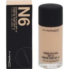 Jumestuskreem MAC Studio Fix Fluid Foundation SPF15 N6, 30 ml цена и информация | Пудры, базы под макияж | kaup24.ee