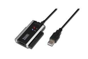 Адаптер Digitus - USB2.0 для HDD 2,5 "/ 3,5", IDE / SATA II цена и информация | Адаптер Aten Video Splitter 2 port 450MHz | kaup24.ee