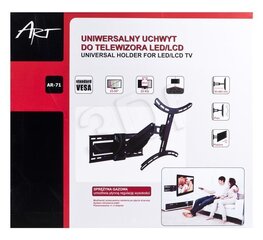 UCHWYT DO LED/LCD/PLAZMA ART 23-55" AR-71 цена и информация | Кронштейны и крепления для телевизоров | kaup24.ee