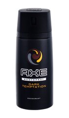 Pihustatav deodorant meestele/naistele AXE Body Spray Dark Temptation, 150ml цена и информация | Парфюмированная косметика для мужчин | kaup24.ee